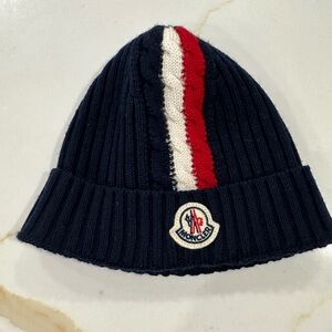Infant moncler cable knit beanie